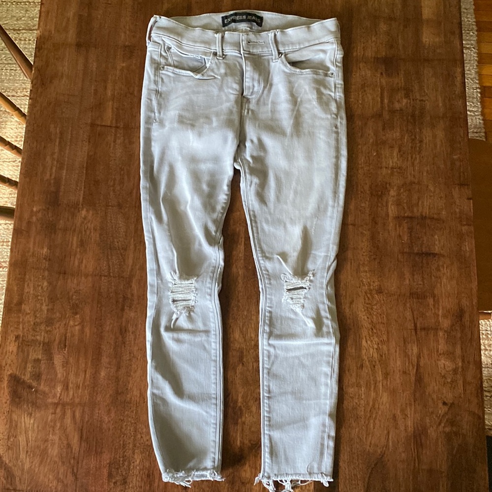 Express grey skinny jeans/leggings | 2S